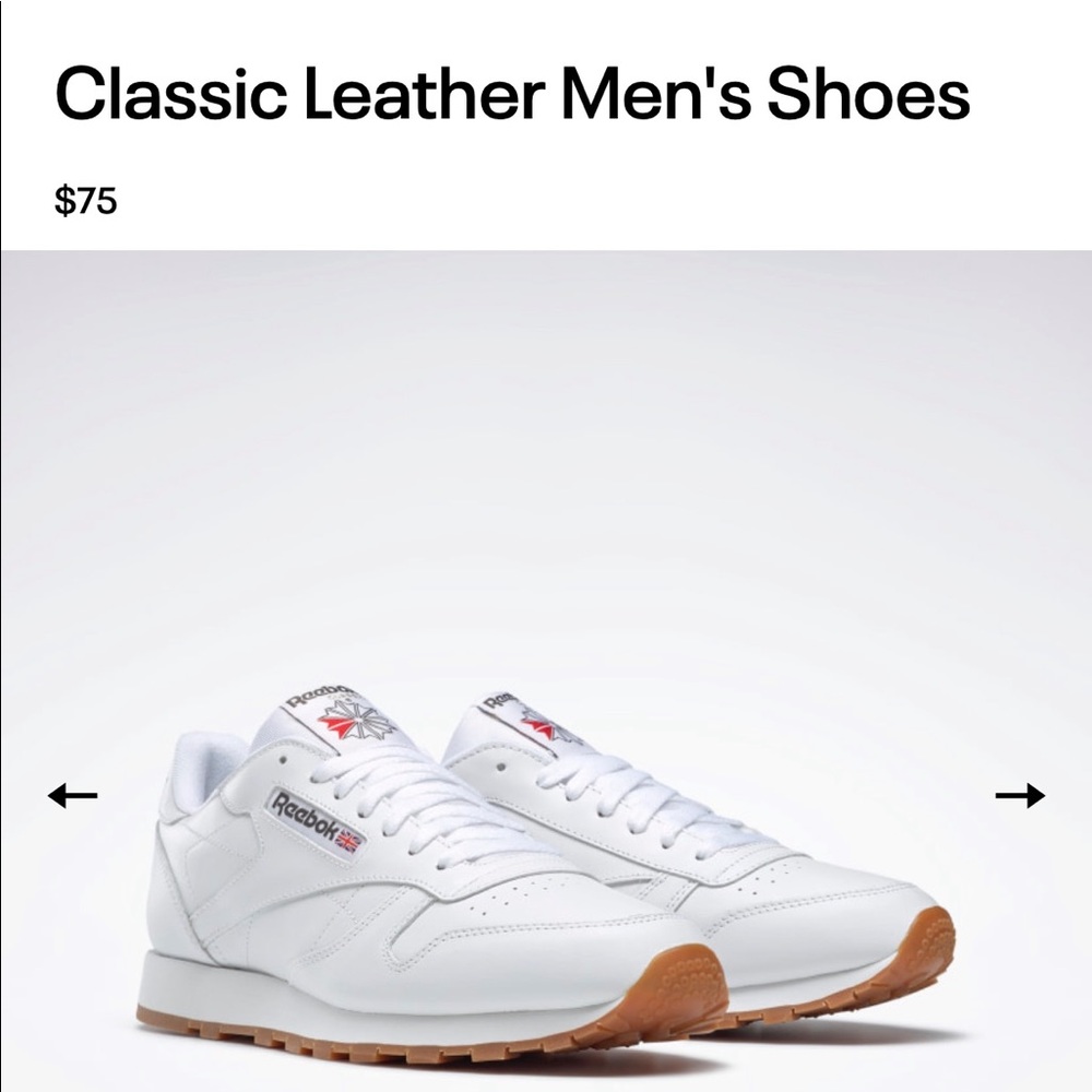 Men’s Reebok shoes